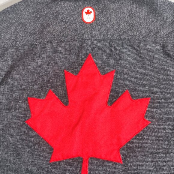 Team Canada button down shirt women's size S grey Olympic Official Outfit - Picture 4 of 11